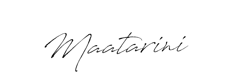 How to make Maatarini signature? Antro_Vectra is a professional autograph style. Create handwritten signature for Maatarini name. Maatarini signature style 6 images and pictures png
