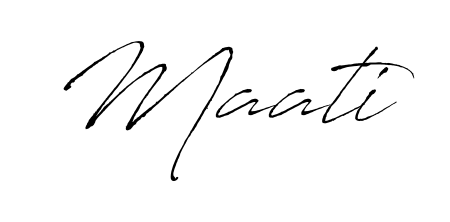 Create a beautiful signature design for name Maati. With this signature (Antro_Vectra) fonts, you can make a handwritten signature for free. Maati signature style 6 images and pictures png