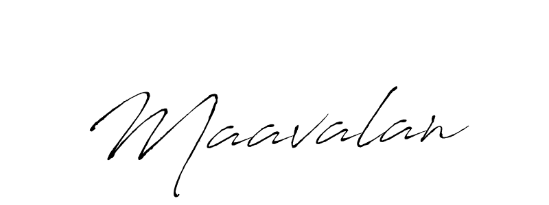 Use a signature maker to create a handwritten signature online. With this signature software, you can design (Antro_Vectra) your own signature for name Maavalan. Maavalan signature style 6 images and pictures png