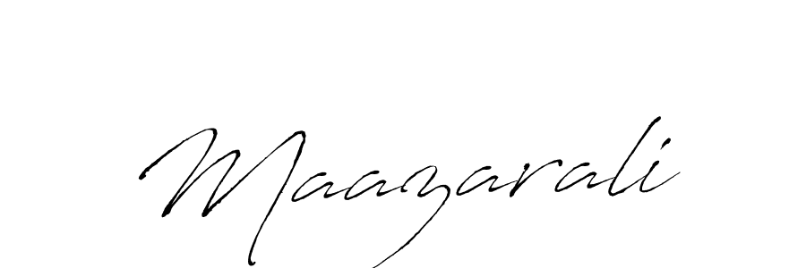 Create a beautiful signature design for name Maazarali. With this signature (Antro_Vectra) fonts, you can make a handwritten signature for free. Maazarali signature style 6 images and pictures png