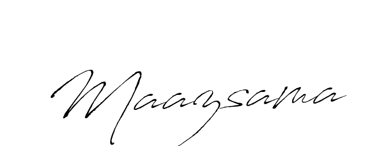 The best way (Antro_Vectra) to make a short signature is to pick only two or three words in your name. The name Maazsama include a total of six letters. For converting this name. Maazsama signature style 6 images and pictures png