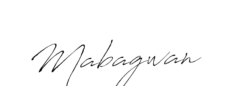 How to make Mabagwan name signature. Use Antro_Vectra style for creating short signs online. This is the latest handwritten sign. Mabagwan signature style 6 images and pictures png
