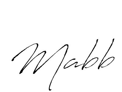 How to make Mabb signature? Antro_Vectra is a professional autograph style. Create handwritten signature for Mabb name. Mabb signature style 6 images and pictures png