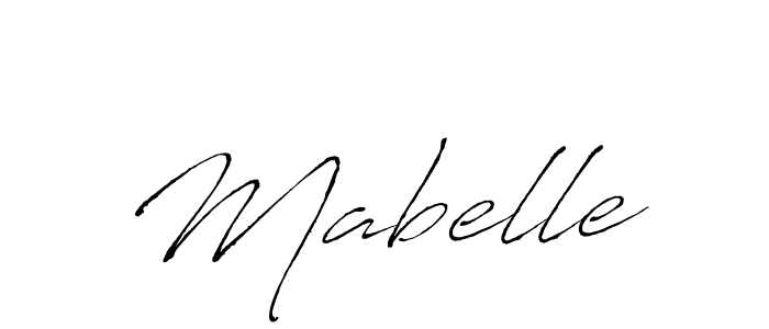 Use a signature maker to create a handwritten signature online. With this signature software, you can design (Antro_Vectra) your own signature for name Mabelle. Mabelle signature style 6 images and pictures png