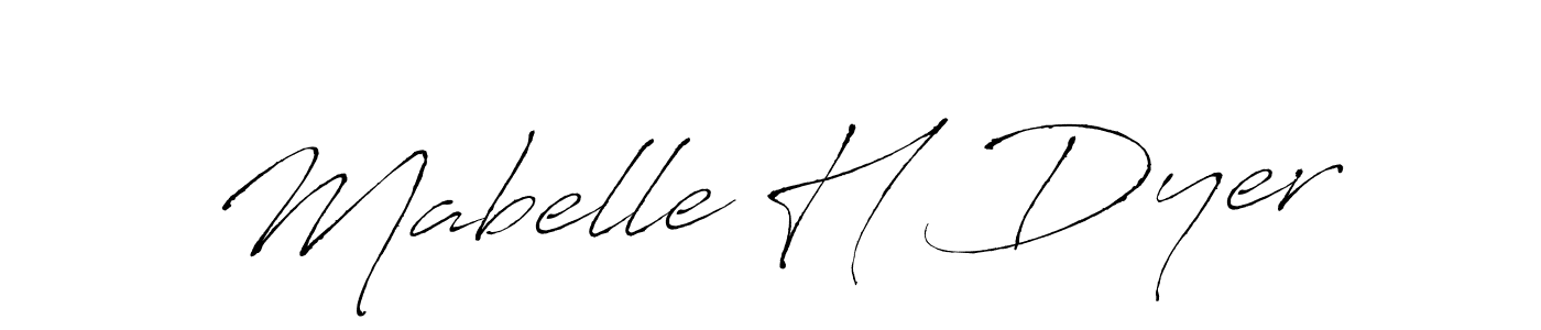 How to Draw Mabelle H Dyer signature style? Antro_Vectra is a latest design signature styles for name Mabelle H Dyer. Mabelle H Dyer signature style 6 images and pictures png