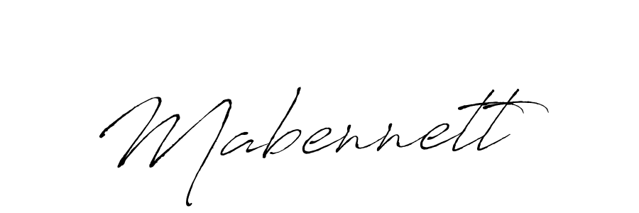 Use a signature maker to create a handwritten signature online. With this signature software, you can design (Antro_Vectra) your own signature for name Mabennett. Mabennett signature style 6 images and pictures png