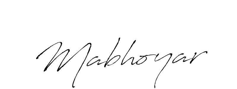 Mabhoyar stylish signature style. Best Handwritten Sign (Antro_Vectra) for my name. Handwritten Signature Collection Ideas for my name Mabhoyar. Mabhoyar signature style 6 images and pictures png