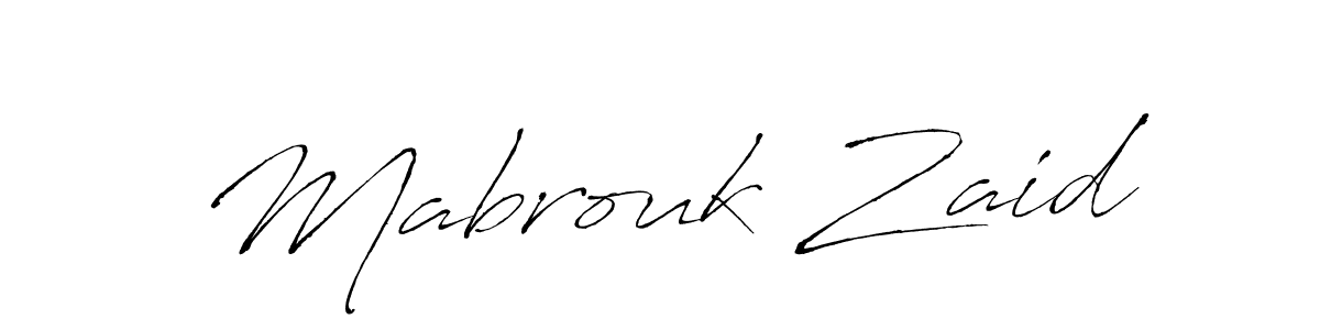 How to make Mabrouk Zaid signature? Antro_Vectra is a professional autograph style. Create handwritten signature for Mabrouk Zaid name. Mabrouk Zaid signature style 6 images and pictures png