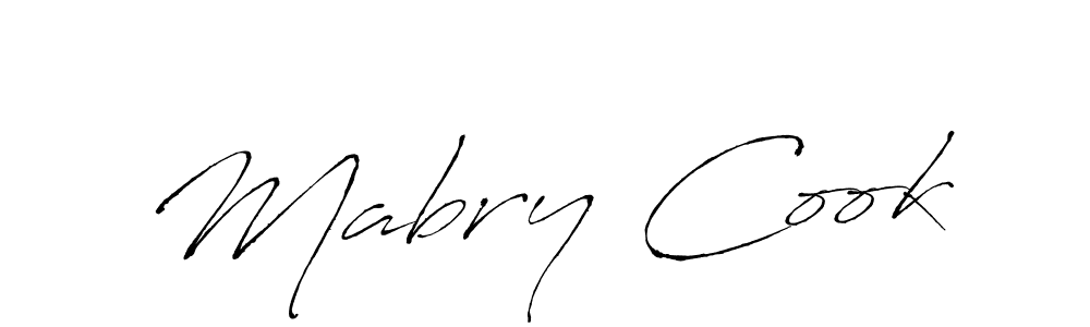 Mabry Cook stylish signature style. Best Handwritten Sign (Antro_Vectra) for my name. Handwritten Signature Collection Ideas for my name Mabry Cook. Mabry Cook signature style 6 images and pictures png