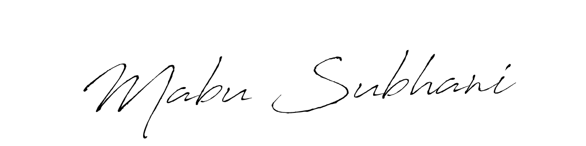 Similarly Antro_Vectra is the best handwritten signature design. Signature creator online .You can use it as an online autograph creator for name Mabu Subhani. Mabu Subhani signature style 6 images and pictures png