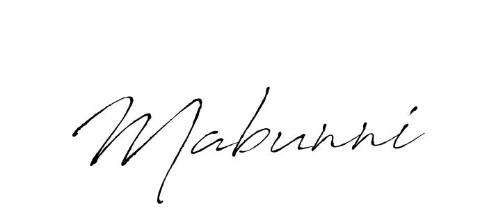 Also we have Mabunni name is the best signature style. Create professional handwritten signature collection using Antro_Vectra autograph style. Mabunni signature style 6 images and pictures png