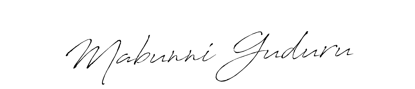 This is the best signature style for the Mabunni Guduru name. Also you like these signature font (Antro_Vectra). Mix name signature. Mabunni Guduru signature style 6 images and pictures png