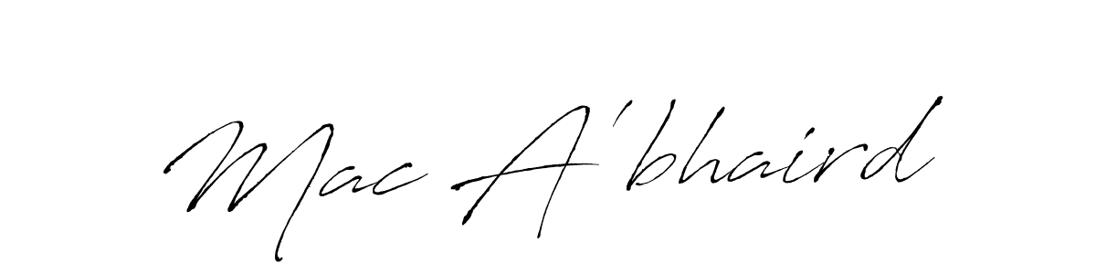 Mac A'bhaird stylish signature style. Best Handwritten Sign (Antro_Vectra) for my name. Handwritten Signature Collection Ideas for my name Mac A'bhaird. Mac A'bhaird signature style 6 images and pictures png
