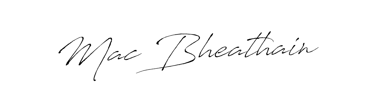 Make a beautiful signature design for name Mac Bheathain. With this signature (Antro_Vectra) style, you can create a handwritten signature for free. Mac Bheathain signature style 6 images and pictures png