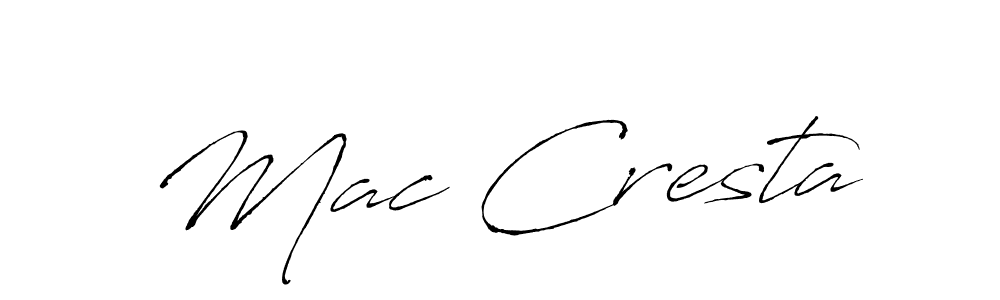 How to Draw Mac Cresta signature style? Antro_Vectra is a latest design signature styles for name Mac Cresta. Mac Cresta signature style 6 images and pictures png