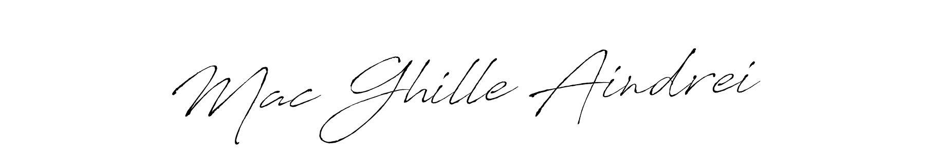 Also we have Mac Ghille Aindrei name is the best signature style. Create professional handwritten signature collection using Antro_Vectra autograph style. Mac Ghille Aindrei signature style 6 images and pictures png