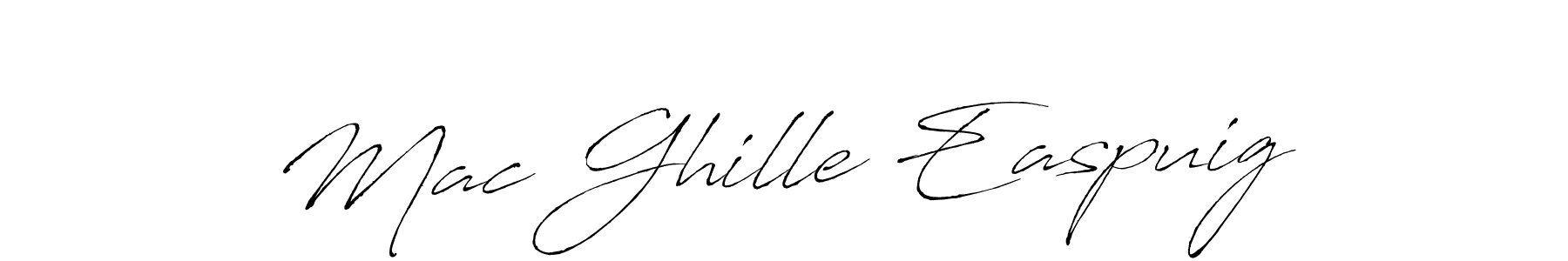 Mac Ghille Easpuig stylish signature style. Best Handwritten Sign (Antro_Vectra) for my name. Handwritten Signature Collection Ideas for my name Mac Ghille Easpuig. Mac Ghille Easpuig signature style 6 images and pictures png