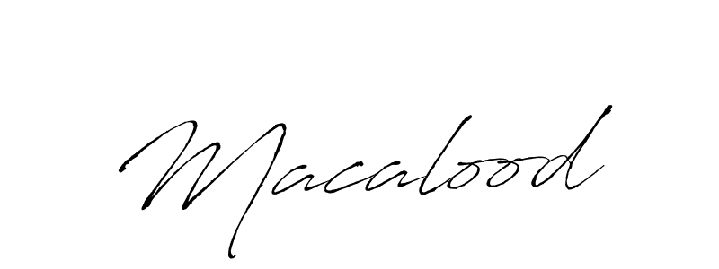 How to make Macalood name signature. Use Antro_Vectra style for creating short signs online. This is the latest handwritten sign. Macalood signature style 6 images and pictures png