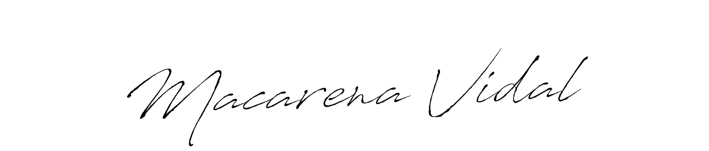 You can use this online signature creator to create a handwritten signature for the name Macarena Vidal. This is the best online autograph maker. Macarena Vidal signature style 6 images and pictures png