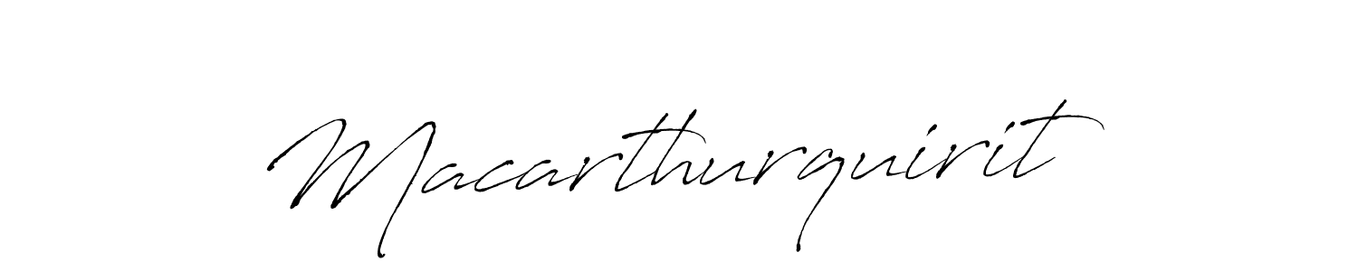 Create a beautiful signature design for name Macarthurquirit. With this signature (Antro_Vectra) fonts, you can make a handwritten signature for free. Macarthurquirit signature style 6 images and pictures png