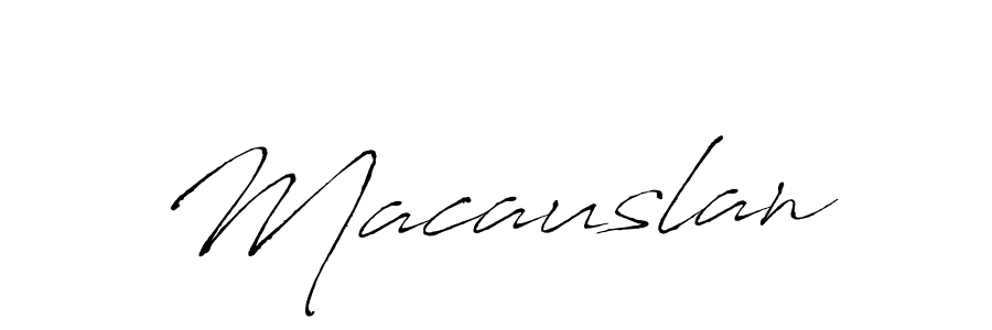 It looks lik you need a new signature style for name Macauslan. Design unique handwritten (Antro_Vectra) signature with our free signature maker in just a few clicks. Macauslan signature style 6 images and pictures png