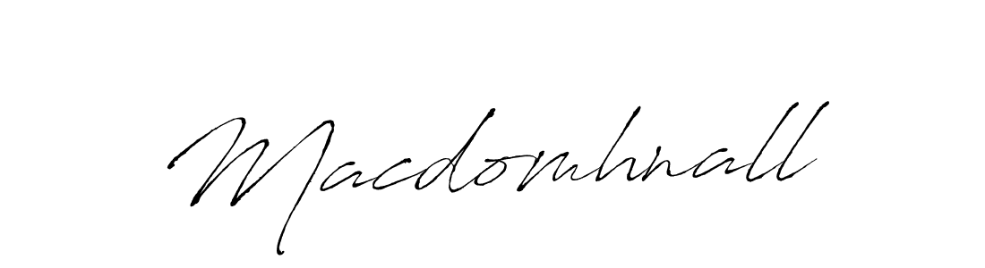 Make a beautiful signature design for name Macdomhnall. With this signature (Antro_Vectra) style, you can create a handwritten signature for free. Macdomhnall signature style 6 images and pictures png