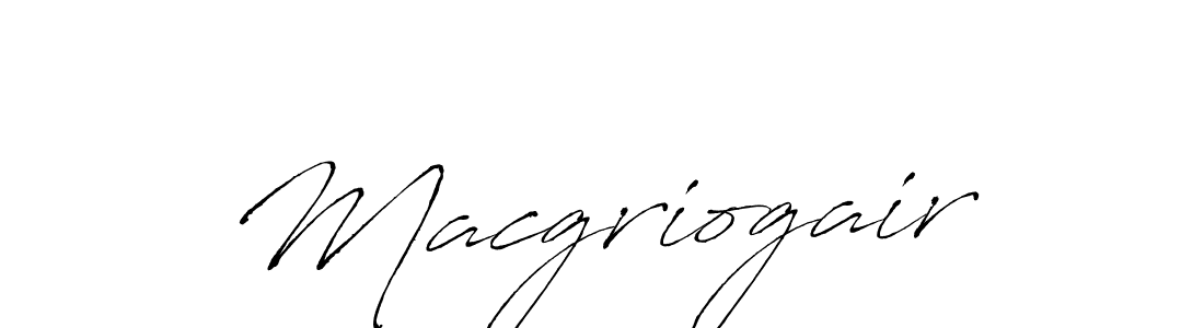 Design your own signature with our free online signature maker. With this signature software, you can create a handwritten (Antro_Vectra) signature for name Macgriogair. Macgriogair signature style 6 images and pictures png