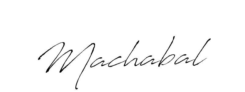 Make a beautiful signature design for name Machabal. With this signature (Antro_Vectra) style, you can create a handwritten signature for free. Machabal signature style 6 images and pictures png
