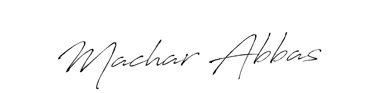 Also we have Machar Abbas name is the best signature style. Create professional handwritten signature collection using Antro_Vectra autograph style. Machar Abbas signature style 6 images and pictures png