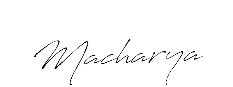 Make a beautiful signature design for name Macharya. With this signature (Antro_Vectra) style, you can create a handwritten signature for free. Macharya signature style 6 images and pictures png