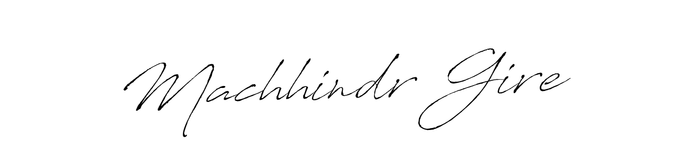 How to make Machhindr Gire signature? Antro_Vectra is a professional autograph style. Create handwritten signature for Machhindr Gire name. Machhindr Gire signature style 6 images and pictures png