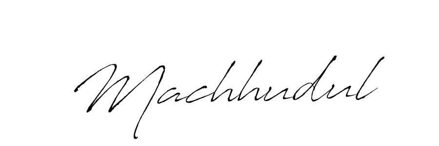 Design your own signature with our free online signature maker. With this signature software, you can create a handwritten (Antro_Vectra) signature for name Machhudul. Machhudul signature style 6 images and pictures png