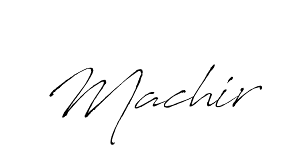 Create a beautiful signature design for name Machir. With this signature (Antro_Vectra) fonts, you can make a handwritten signature for free. Machir signature style 6 images and pictures png