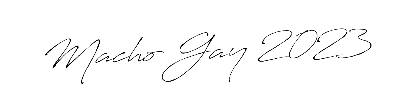 Make a beautiful signature design for name Macho Gay 2023. Use this online signature maker to create a handwritten signature for free. Macho Gay 2023 signature style 6 images and pictures png