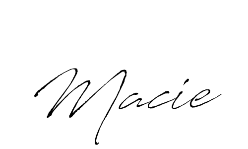 Design your own signature with our free online signature maker. With this signature software, you can create a handwritten (Antro_Vectra) signature for name Macie. Macie signature style 6 images and pictures png