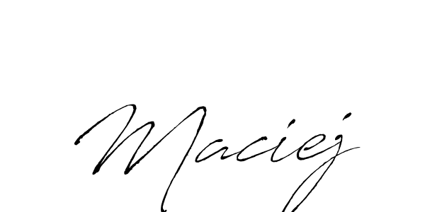 Make a beautiful signature design for name Maciej. With this signature (Antro_Vectra) style, you can create a handwritten signature for free. Maciej signature style 6 images and pictures png