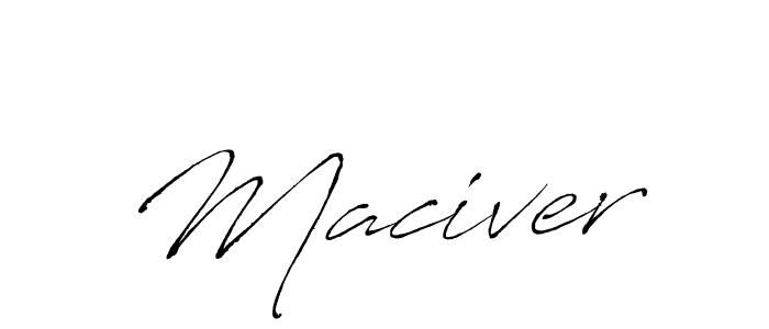 Use a signature maker to create a handwritten signature online. With this signature software, you can design (Antro_Vectra) your own signature for name Maciver. Maciver signature style 6 images and pictures png