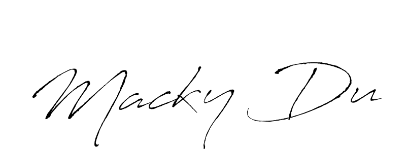 Also You can easily find your signature by using the search form. We will create Macky Du name handwritten signature images for you free of cost using Antro_Vectra sign style. Macky Du signature style 6 images and pictures png