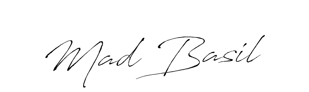 Design your own signature with our free online signature maker. With this signature software, you can create a handwritten (Antro_Vectra) signature for name Mad Basil . Mad Basil  signature style 6 images and pictures png