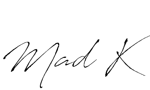 You should practise on your own different ways (Antro_Vectra) to write your name (Mad K) in signature. don't let someone else do it for you. Mad K signature style 6 images and pictures png