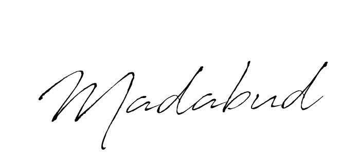 The best way (Antro_Vectra) to make a short signature is to pick only two or three words in your name. The name Madabud include a total of six letters. For converting this name. Madabud signature style 6 images and pictures png