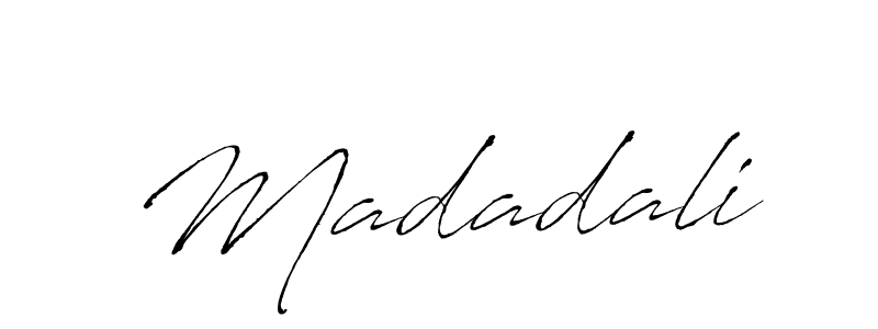 Madadali stylish signature style. Best Handwritten Sign (Antro_Vectra) for my name. Handwritten Signature Collection Ideas for my name Madadali. Madadali signature style 6 images and pictures png
