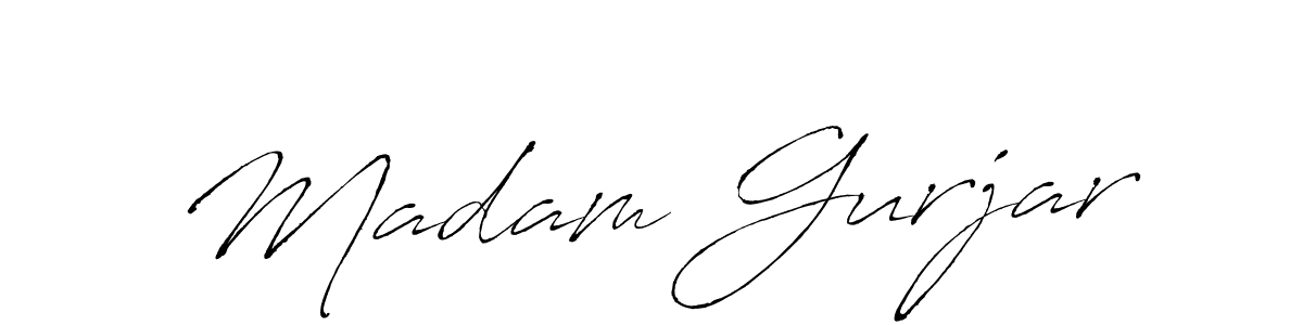 This is the best signature style for the Madam Gurjar name. Also you like these signature font (Antro_Vectra). Mix name signature. Madam Gurjar signature style 6 images and pictures png