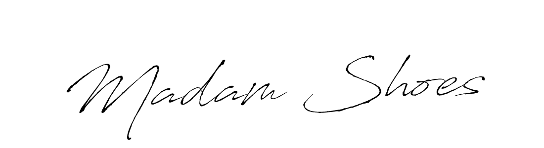 How to make Madam Shoes name signature. Use Antro_Vectra style for creating short signs online. This is the latest handwritten sign. Madam Shoes signature style 6 images and pictures png