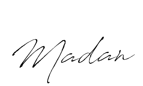 Make a beautiful signature design for name Madan. Use this online signature maker to create a handwritten signature for free. Madan signature style 6 images and pictures png