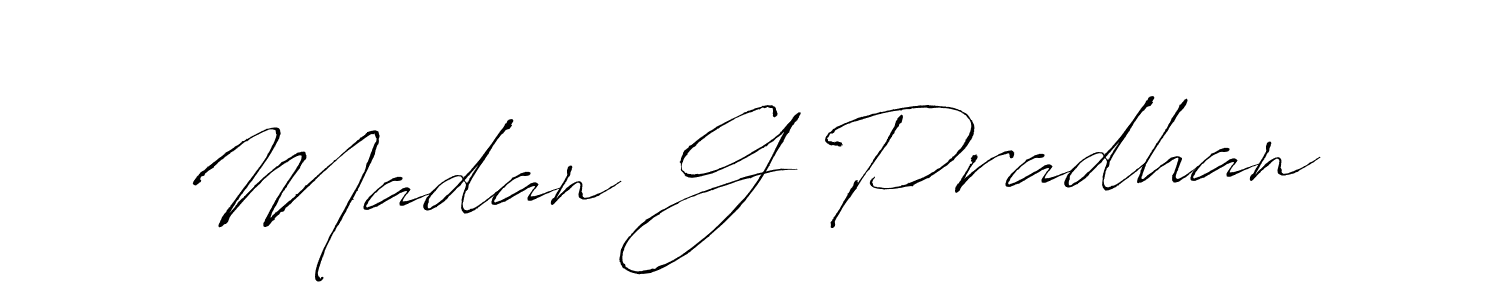 You can use this online signature creator to create a handwritten signature for the name Madan G Pradhan. This is the best online autograph maker. Madan G Pradhan signature style 6 images and pictures png