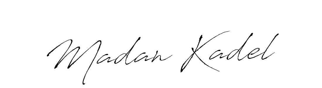 Madan Kadel stylish signature style. Best Handwritten Sign (Antro_Vectra) for my name. Handwritten Signature Collection Ideas for my name Madan Kadel. Madan Kadel signature style 6 images and pictures png