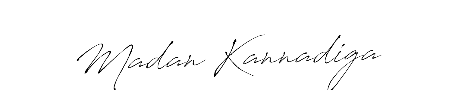 Also You can easily find your signature by using the search form. We will create Madan Kannadiga name handwritten signature images for you free of cost using Antro_Vectra sign style. Madan Kannadiga signature style 6 images and pictures png