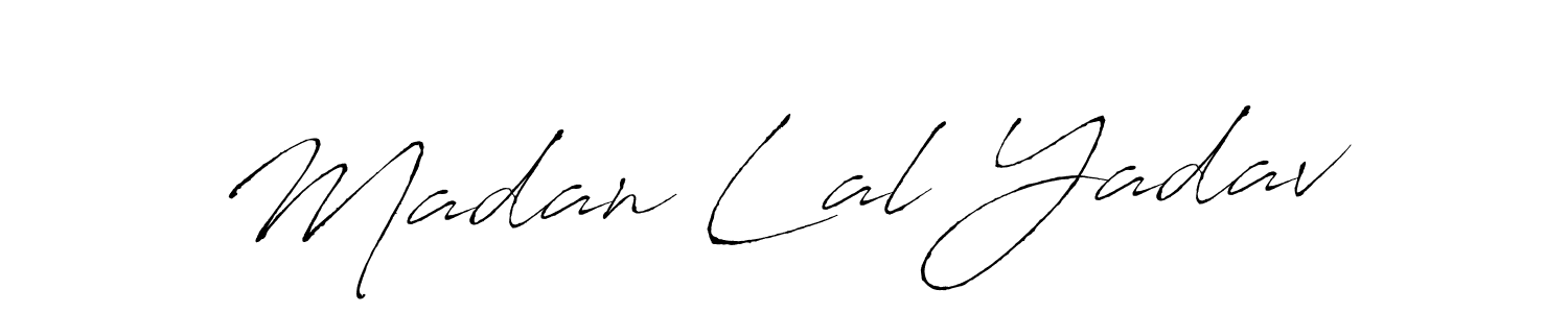 Also we have Madan Lal Yadav name is the best signature style. Create professional handwritten signature collection using Antro_Vectra autograph style. Madan Lal Yadav signature style 6 images and pictures png
