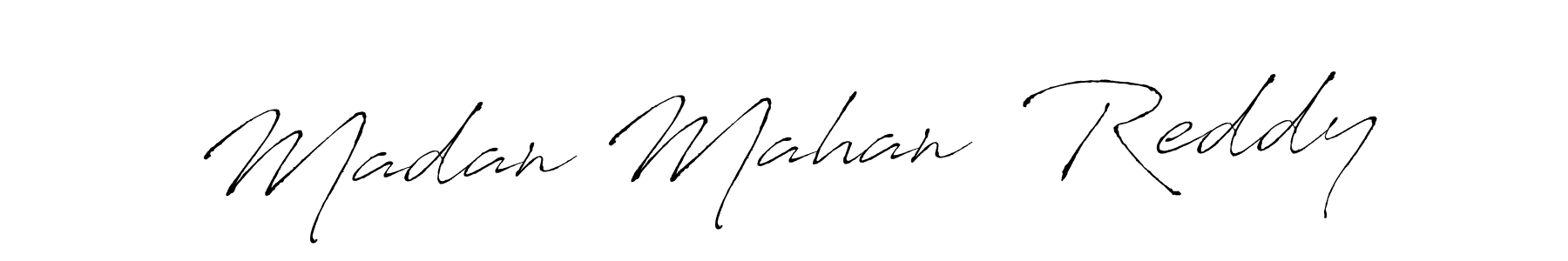 Use a signature maker to create a handwritten signature online. With this signature software, you can design (Antro_Vectra) your own signature for name Madan Mahan  Reddy. Madan Mahan  Reddy signature style 6 images and pictures png